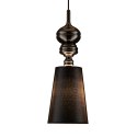 Lampa wisząca QUEEN-1 czarna 18 cm