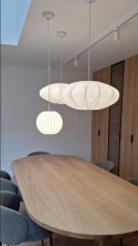 Lampa wisząca SILK biała 40 cm