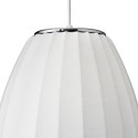 Lampa wisząca SILK BARREL biała 50 cm