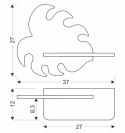 MONSTERA LAMPA KINKIET 5W LED 4000K IQ KIDS Z PRZEWODEM