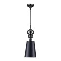 Lampa wisząca QUEEN-1 czarna 18 cm