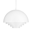 Lampa wisząca DIVERSO biała matowa 40 cm