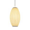 Lampa wisząca SILK BARREL biała 50 cm