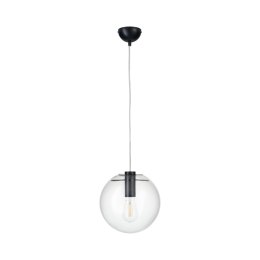 Lampa wisząca TONDA czarna 25 cm