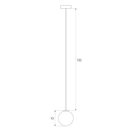 LAMPA WISZĄCA MAGNETYCZNA SYSTEM ON/OFF 6W 525LM 3000K