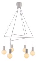 ALTO LAMPA WISZĄCA 6X40W E27 BIAŁY MATOWY