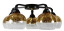 CROMINA GOLD LAMPA SUFITOWA 5X60W E27 CZARNY