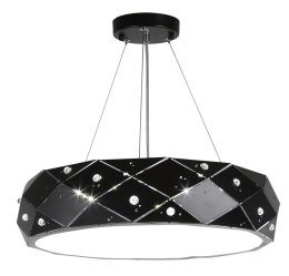 GLANCE LAMPA WISZĄCA 30 3X40W G9 Z ŻARÓWKĄ CZARNY