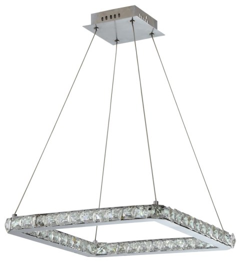 LORDS LAMPA WISZĄCA KWADRAT 42X42 24W LED CHROM