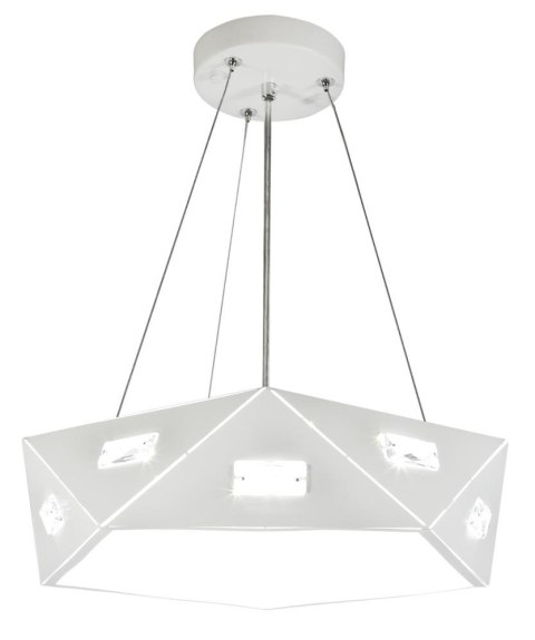 NEMEZIS LAMPA WISZĄCA PIĘCIOKATNY 42 3X40W G9 Z ŻARÓWKĄ BIAŁY