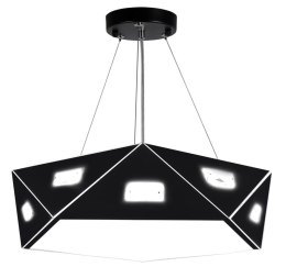 NEMEZIS LAMPA WISZĄCA PIĘCIOKATNY 42 3X40W G9 Z ŻARÓWKĄ CZARNY