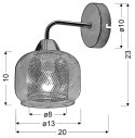 RAY LAMPA KINKIET 1X40W E14 CHROM