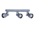 ASH LAMPA SUFITOWA LISTWA 3X40W GU10 SZARY MAT