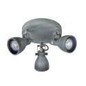 ASH LAMPA SUFITOWA PLAFON 3X40W GU10 SZARY MAT