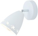 COTY LAMPA KINKIET 1X40W E14 BIAŁY MAT