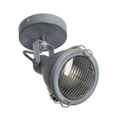 CRODO LAMPA KINKIET 1X40W E14 SZARY