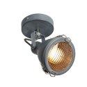 CRODO LAMPA KINKIET 1X40W E14 SZARY