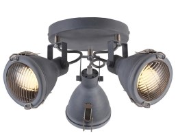 CRODO LAMPA SUFITOWA PLAFON 3X40W E14 SZARY