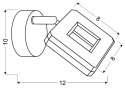 CYNTHIA LAMPA KINKIET 1X5W LED CHROM