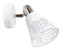 DISCOVERY LAMPA KINKIET 1X40W E14 CHROM/ BIAŁY