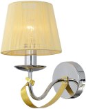 DIVA LAMPA KINKIET 1X40W E14 CHROM/ZŁOTY