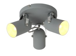 GRAY LAMPA SUFITOWA PLAFON 3X40W E14 SZARY