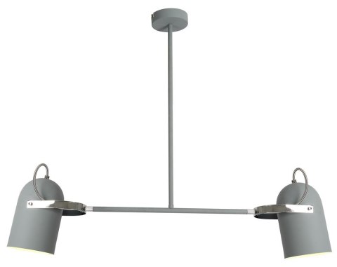 GRAY LAMPA WISZĄCA 2X40W E27 SZARY