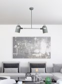 GRAY LAMPA WISZĄCA 2X40W E27 SZARY