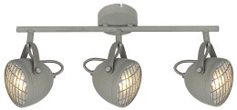 PENT LAMPA SUFITOWA LISTWA 3X50W GU10 BETONOWY SZARY