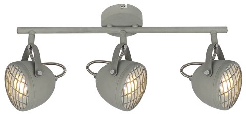 PENT LAMPA SUFITOWA LISTWA 3X50W GU10 BETONOWY SZARY