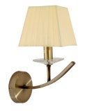 VALENCIA LAMPA KINKIET 1X40W E14 PATYNA 15X36