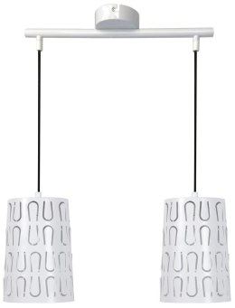 VISTA LAMPA WISZĄCA 2X60W E27 BIAŁY