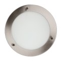 AQUILA LAMPA SUFITOWA PLAFON 18 1X40W G9 SATYNA NIKIEL IP44 (BŻ)