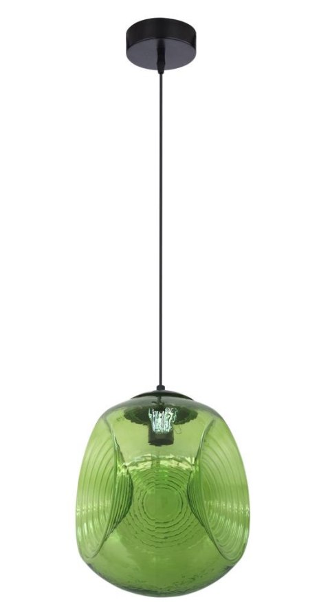 CLUB LAMPA WISZĄCA 28 1X60W E27 ZIELONY