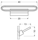 COVER LAMPA KINKIET 15W LED 4000K BIAŁY