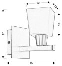 MAXIM LAMPA KINKIET 1X40W E14 NIKIEL MAT