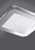 NEXIT LAMPA SUFITOWA PLAFON 17X17 10W LED IP44 SATYNA+BIAŁY 3000K