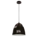 PATCH LAMPA WISZĄCA 29 1X60W E27 CZARNY + CHROMOWANY DEKOR