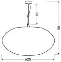 PINIA LAMPA WISZĄCA 25 1X60W E27