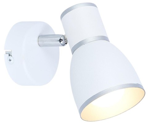 FIDO LAMPA KINKIET 1X40W E14 BIAŁY+CHROM