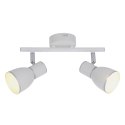 FIDO LAMPA SUFITOWA LISTWA 2X40W E14 BIAŁY+CHROM