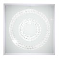 LUX LAMPA SUFITOWA PLAFON 29X29 16W LED 4000K BIAŁY PODWÓJNY RING