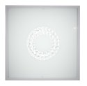 LUX LAMPA SUFITOWA PLAFON 29X29 16W LED 4000K SATYNA MAŁY RING