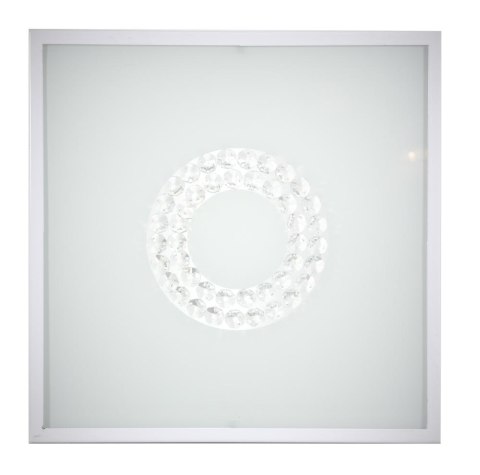 LUX LAMPA SUFITOWA PLAFON 29X29 16W LED 6500K BIAŁY MAŁY RING