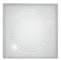 LUX LAMPA SUFITOWA PLAFON 29X29 16W LED 6500K SATYNA DUŻY RING