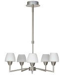 TOGO LAMPA WISZĄCA 5X40W G9 NIKIEL MAT PROMOCJA