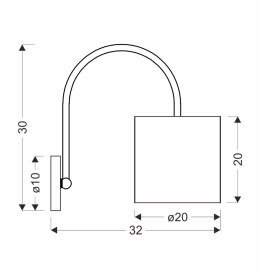 Atlanta lampa kinkiet biały 1x40w e27 abażur biały