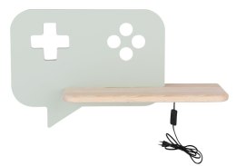 CONSOLE LAMPA KINKIET ŚCIENNY 5W LED IQ KIDS Z PRZEWODEM Z WŁ. I WTYCZKĄ MIĘTOWY