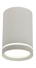 LAMPA SUFITOWA TUBA 1X15W GU10 6,8/10 BIAŁY MAT