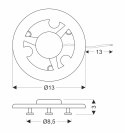 PANEL MERC01 12W LED 13CM 4000K